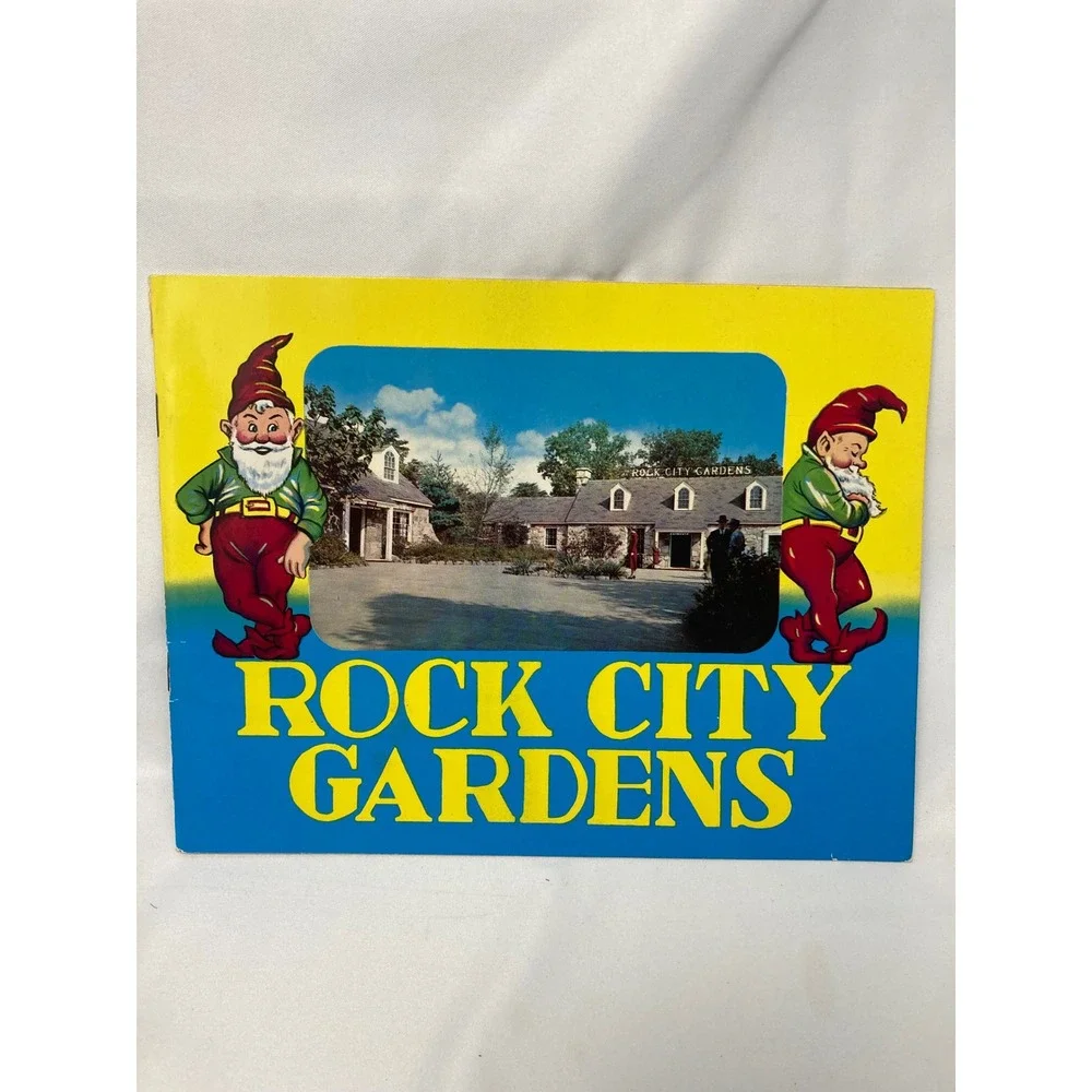 Vintage Rock City Gardens Souvenir Book Lookout Mountain 1953 Curt Teich